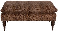 5125CHTERT Cheetah Earth Pillow Top Bench