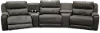 Dazzle Slate Gray 5-Piece Power Reclining Sectional
