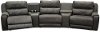 Slate Gray 5 Piece Power Reclining Sectional Sofa - Dazzle
