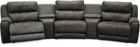 Slate Gray 5 Piece Power Reclining Sectional Sofa - Dazzle-2