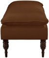 5125RGLCHC Regal Chocolate Pillow Top Bench -4