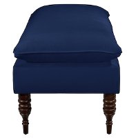5125VLVNV Velvet Navy Pillow Top Bench -4
