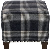 57-2NB-SVABRFLN Aberdeen Flint Nail Button Square Ottoman