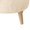 586NATFRCARC Furocious Arctic Round Ottoman -2