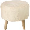 586NATFRCARC Furocious Arctic Round Ottoman -3