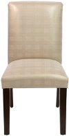 63-6PLSGLD Polished Gold Upholstered Dining Chair