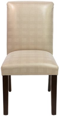 63-6PLSGLD Polished Gold Upholstered Dining Chair