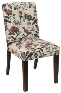 63-6SHNHLDRD Shaana Holiday Red Upholstered Dining Chair