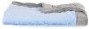 Clearance Light Blue and Gray Lush Receiving Blanket