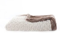 Ivory Swirl & Gingersnap Lush Receiving Blanket
