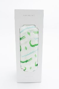 Grazing Gators Bamboo Rayon Muslin Swaddle Blanket