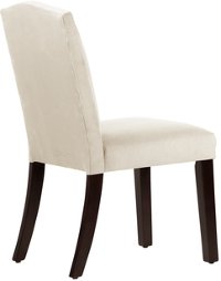 64-6NB-GDRGLANTWHT Antique White Nail Button Dining Chair-2