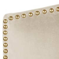 64-6NB-GDRGLANTWHT Antique White Nail Button Dining Chair-5