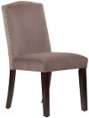 64-6NB-GDRGLSMK Regal Smoke Nail Button Dining Chair