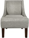 72-1GRPPWT Groupie Pewter Swoop Arm Chair