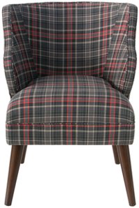96-1NPLDBLC Neo Plaid Black Modern Chair
