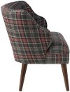 96-1NPLDBLC Neo Plaid Black Modern Chair -6