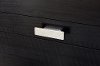 10260 Black Nightstand with Drawers and Cord Catcher - Reevo -6