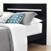 10263 Black Full/Queen Headboard (54/60 Inch) - Reevo -1