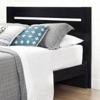 10263 Black Full/Queen Headboard (54/60 Inch) - Reevo