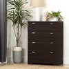 10265 Matte Brown 4-Drawer Chest - Reevo -1