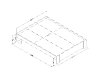 10267 Matte Brown Queen Platform Bed (60 Inch) - Reevo -4