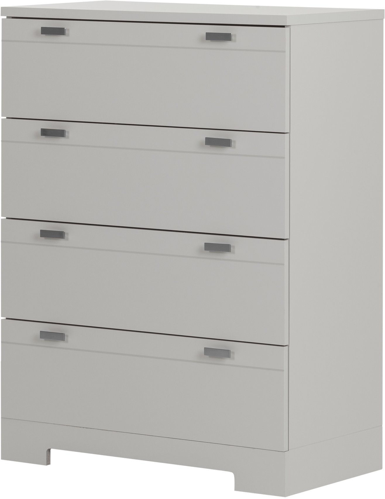 10270 Soft Gray 4-Drawer Chest - Reevo -2