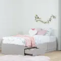10580 Reevo Gray Twin Mates Bed (39 Inch) - South Shore