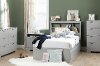 10580 Soft Gray Twin Mates Bed (39 Inch) - Reevo -4