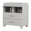 10514 Soft Gray Changing Table Dresser - Cuddly Collection-2