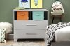 10514 Soft Gray Changing Table Dresser - Cuddly Collection-3