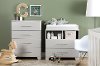 10515 Soft Gray 4-Drawer Chest - Cuddly Collection-3