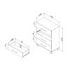 10515 Soft Gray 4-Drawer Chest - Cuddly Collection-5