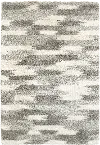 Henderson 8 x 11 Geometric Shag Gray and Ivory Area Rug