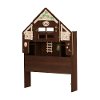 10257 Cherry Twin Bookcase Headboard - Summer Breeze -2