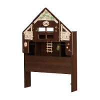 10257 Cherry Twin Bookcase Headboard - Summer Breeze -2