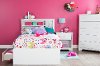 10574 Pure White Twin Mates Bed with 3 Drawers (39 Inch)-3