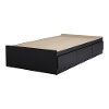 10575 Pure Black Twin Mates Bed with 3 Drawers (39 Inch) -3