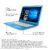 X7S44UA#ABA HP Stream 14 Inch S14-AX010nr Laptop - Aqua Blue-2
