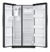 RS25J500DSG Samsung Side-by-Side Refrigerator - 36 Inch Black Stainless Steel-6