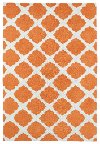 4 x 6 Small Orange and Ivory Area Rug - Lily & Liam-1