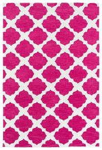 4 x 6 Small Pink and Ivory Area Rug - Lily & Liam