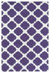 4 x 6 Small Purple and Ivory Area Rug - Lily & Liam