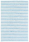 4 x 6 Small Striped Ivory & Blue Rug - Lily & Liam-1