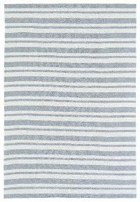 4 x 6 Small Striped Gray & Ivory Area Rug - Lily & Liam