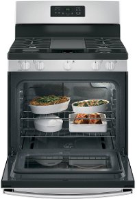 JGBS66REKSS GE 30 Inch Gas Range with Griddle - 5 cu. ft., Stainless Steel-5
