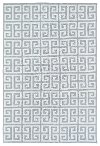 4 x 6 Small Geometric Gray and Ivory Area Rug - Lily & Liam