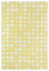 4 x 6 Small Dotted Yellow and Ivory Area Rug - Lily & Liam