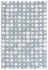 5 x 7 Medium Dotted Gray and Ivory Area Rug - Lily & Liam