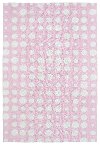 4 x 6 Small Dotted Pink and Ivory Area Rug - Lily & Liam-1